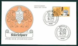 ALEMANIA FDC 1987 PROFESIONES KURSCHNER FURRIER ff62 - Imagen 1 de 2