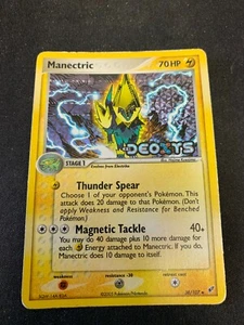 Manectric 38/107 - Reverse Holo (Stamped) - EX Deoxys - MP/HP - Read - Picture 1 of 2