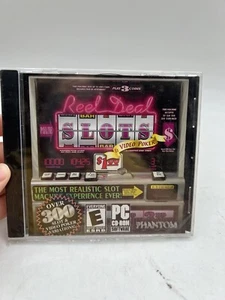 Reel Deal Slots & Video Poker PC Casino Games Slot Machines Phantom Games SEALED - Picture 1 of 3