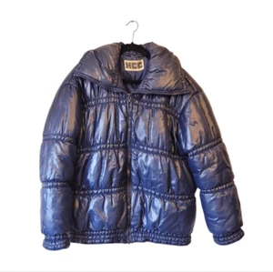 Vintage Henri-Charles Colsenet Navy Blue Puffer Ski Jacket - Bild 1 von 11