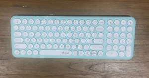 Jelly Comb Green 2.4G Slim Ergonomic Wireless Keyboard - Picture 1 of 2