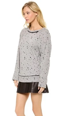 ROBERT RODRIGUEZ Gris Jaspeado Gris Burnout Sudadera Top XS Shopbop también blogger Foto 1 de 4