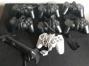 Sony Playstation 1 And 2 Controller Lot Untested - Picture 1 of 6