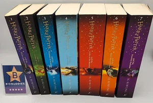 Harry Potter The Complete Collection by J.K. Rowling Children 7 Books Box Set - Imagen 1 de 17
