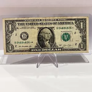 2013 B Duplicate Star Note $1 Dollar Bill Rare Star Note * US Paper Currency - Picture 1 of 2