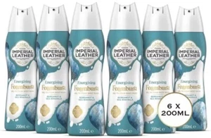 6 x Imperial Leather Foamburst BERGAMOT & SEA MINERALS Shower Foam Mousse 200ml - Picture 1 of 7