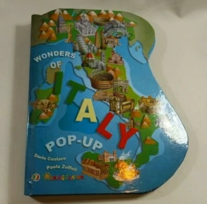WONDERS OF ITALY POP-UP DARIO CESTARO PAOLA ZOFFOLI CHILDRENS BOOK 2014 VGC - Picture 1 of 5