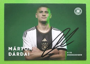 13244 Marton Dardai U21 Deutschland DFB 2023 Autogrammkarte original signiert - Bild 1 von 2