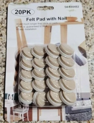 AIMCO 20 Pack Felt Pad With Nail Furniture/Floor Protect   - Image 1 of 4