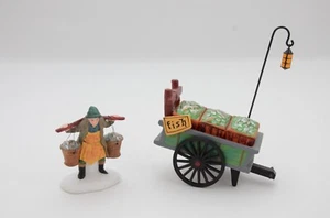 Department 56 Heritage Village Collection "Chelsea Market Fish Monger & Cart" - Picture 1 of 8