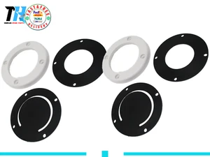 256-37004-00 Drain Scupper Valve For Boat Cockpit Deck ABS+TPR OD 2-7/8" x2PCS - Picture 1 of 9