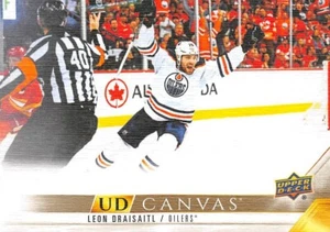 2022-23 Upper Deck UD Canvas #C153 Leon Draisaitl - Picture 1 of 2
