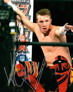Foto autografiada de lucha libre firmada por Will Ospreay nueva Japón Reino Unido ROH WWE 2 - Imagen 1 de 3