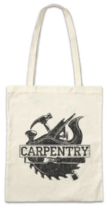 Carpentry Stofftasche Einkaufstasche Joiner Carpentry Woodwork Cabinet Maker - Picture 1 of 1