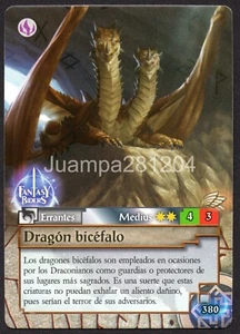 DRAGON BICEFALO #380 CROMO FANTASY RIDERS 3 EL RESURGIR DE LOS DRAGONES 2021 PAN - Picture 1 of 2