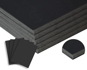 3/16" Black Foam Core Boards 11x14 16x20 20x30 24x36 30x40 32x40 Poster Backing - Picture 1 of 14