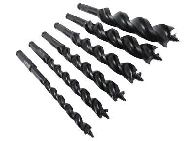 WoodOwl 6 Piece 7-1/2" Tri-Cut™ Ultra Smooth Auger Bit Set 09703-09713