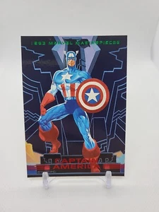1993 Marvel Masterpieces Card #15 Captain America - Picture 1 of 2