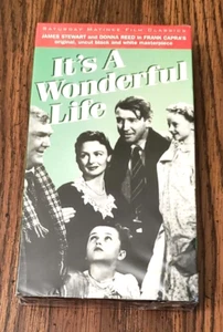 Frank Capra's It's a Wonderful Life VHS Original 1946 Black & White New Sealed - Picture 1 of 6