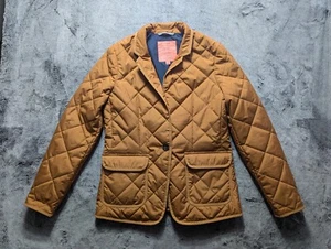 J. Crew Signature Puffer Single Button Jacket Women's Size XS Khaki - Picture 1 of 13