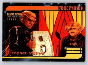 Tarjeta intercambiable Sky Box 1997 Star Trek Espacio Profundo Nueve Perfiles #66 Quark Ferengi - Imagen 1 de 2