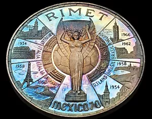 RARE Large 1970 Equatorial Guinea 200 Pesetas Guineanas .999 Silver Coin # 1014 - Picture 1 of 11