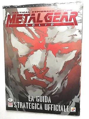 PIGGYBACK OFFIZIELLER ITALIENISCHER STRATEGISCHER LEITFADEN METAL GEAR SOLID PS1 NEU NEW KEIN NACHDRUCK!
