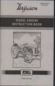 Ferguson ""TE-20" Dieseltraktor Bedienungsanleitung Buch - Bild 1 von 1