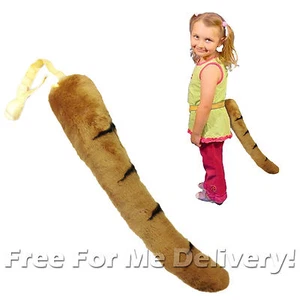 KORIMCO BENGAL TIGER GOLD ANIMAL COSTUME TAIL SOFT PLUSH 42cm **FREE DELIVERY** - Picture 1 of 4