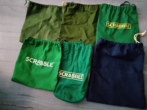 Scrabble Tile Bags... Draw String ..Assorted - Picture 1 of 1