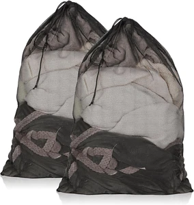 2 Pack Mesh Laundry Bags, 23 X 34 Inches Heavy Duty Mesh Laundry Bag, Large Laun - Picture 1 of 12