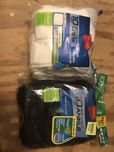 Boys Hanes Socks Lot Brand New Size 9 - 2 1/2  - Picture 1 of 1