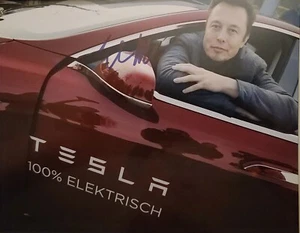 Elon Musk signiertes Foto / Todd Mueller LOA - Bild 1 von 5