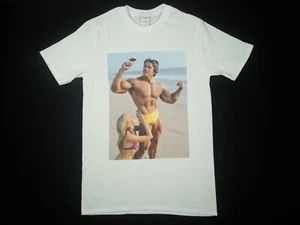 Arnold Schwarzenegger weißes T-Shirt Größen Small-3XL Bodybuilding - Bild 1 von 4