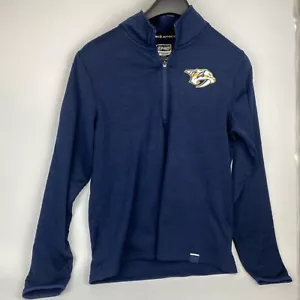 Nashville Predators Fanatics Pro Authentic Navy Pullover Men's Sz Small - Picture 1 of 4