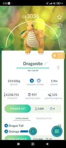 Dragonite Pokemon Trade Pokémon Go 20k Stardust Trade, Same Day Delivery 🚚 - Picture 1 of 1