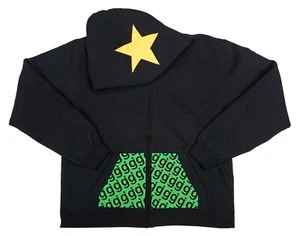 Felpa con cappuccio e zip Glassjaw Star merch ufficiale nera taglia Youth XL AS* - Foto 1 di 5
