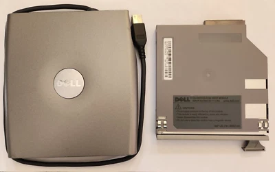 Dell PD01S External D-Bay  Media With DVD+/-RW Drive - Image 1 of 4