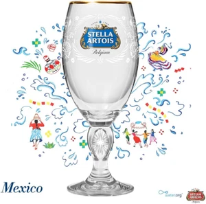 Cáliz Stella Artois-Mejor Mundo-2019 Edición Limitada México Cáliz-33 cl-NUEVO-RÁPIDO - Imagen 1 de 2