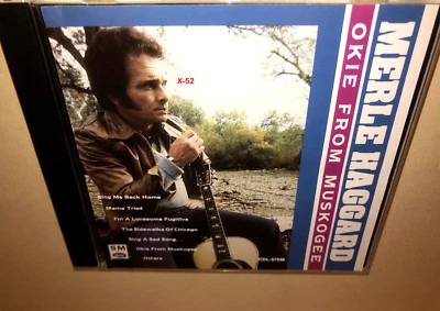 Merle Haggard CD Okie From Muskogee hits Sing Me Back Home Lonesome Fugitive - Image 1 of 4