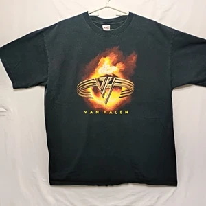 Van Halen 2004 Tour Shirt Concert Vintage T-Shirt XL Black 2000s - Picture 1 of 5