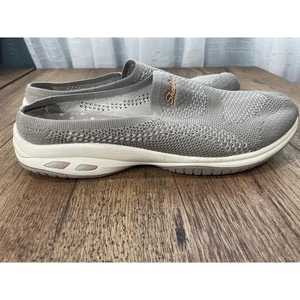 Skechers Damen Relaxed Fit Taupe Strick Pantolette Slipper Komfort Schuhe Größe 8,5 - Bild 1 von 9