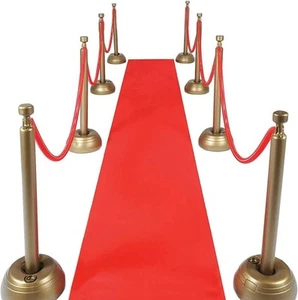Roter Teppich Läufer für Party, 2 x 15 Fuß, 2 x 15 (Läufer), - Bild 1 von 6