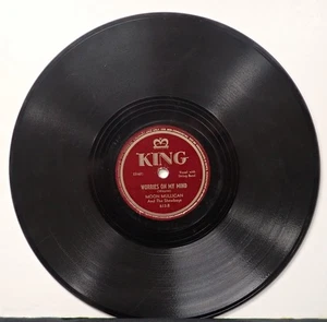 Moon Mullican - Foggy River/Worries On My Mind - King 78 RPM  1947 - Picture 1 of 4