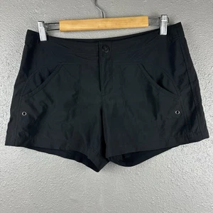 Athleta UPF Quick Drying Drawstring Shorts Black Womens Size 4 Sports Hiking - Picture 1 of 17