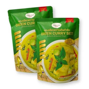 Siam Chili Thai Green Curry All-in-One Meal Kit Set 3.21 Oz. / 65 g. (2-Pack) - Picture 1 of 10