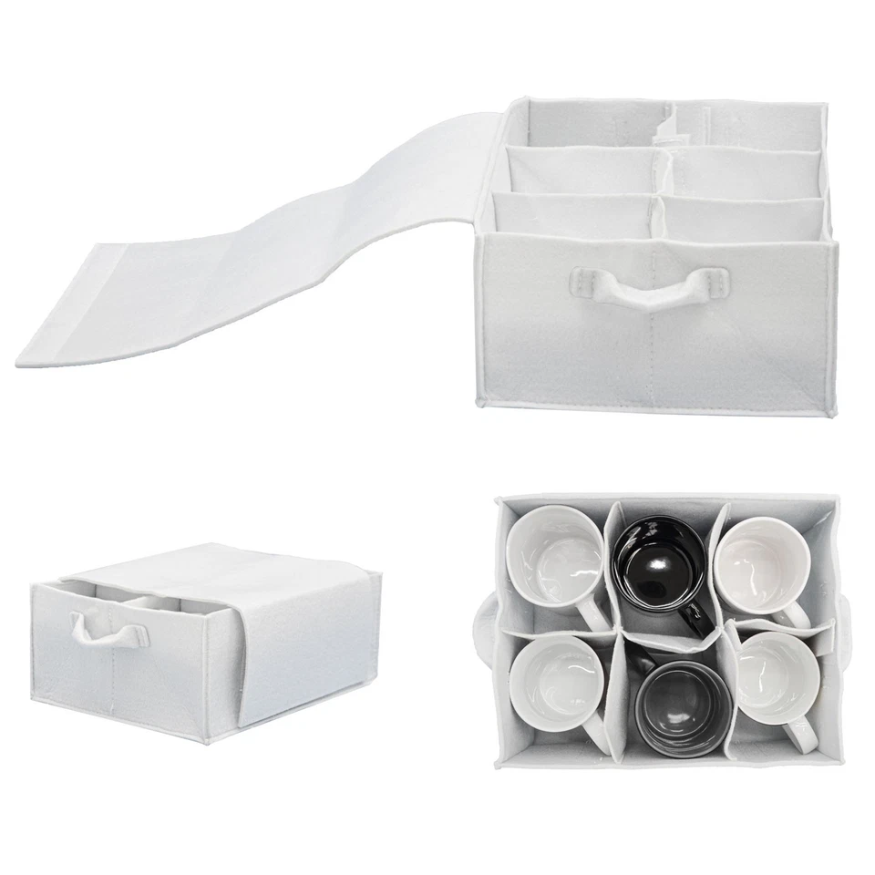 Filz Tassenhalter Camping - 28x21 Glashalter - Wohnmobil Geschirr Aufbewahrung - Bild 1 von 4