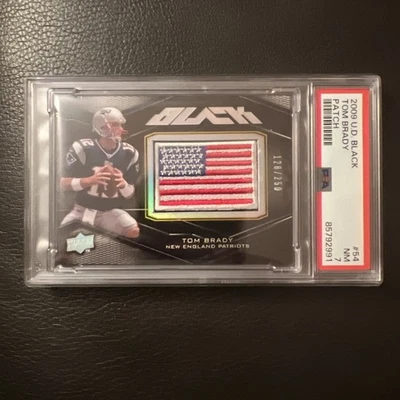 Нашивка с черным флагом США Tom Brady 2009 Upper Deck No 54 - Изображение 1 из 4
