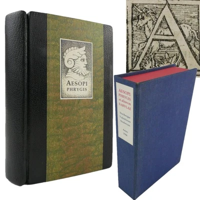 Rare 1568 edition of Aesop. Aesopi Phrygis et Aliorum Fabulae. Neuber, Nuremberg - Image 1 of 4