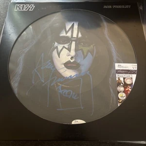 KISS Ace Frehley Picture Disc Vinyl Authentic Signature - Picture 1 of 3